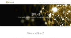 Desktop Screenshot of ispanz.org.nz